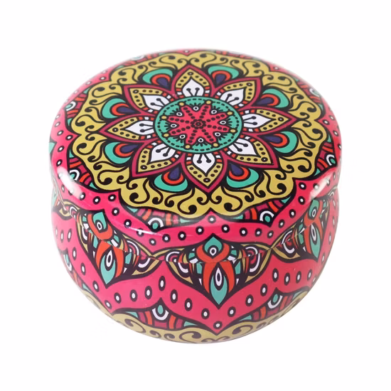Tin Tinplate Fragrance Gift Box Aromatherapy Candle Can