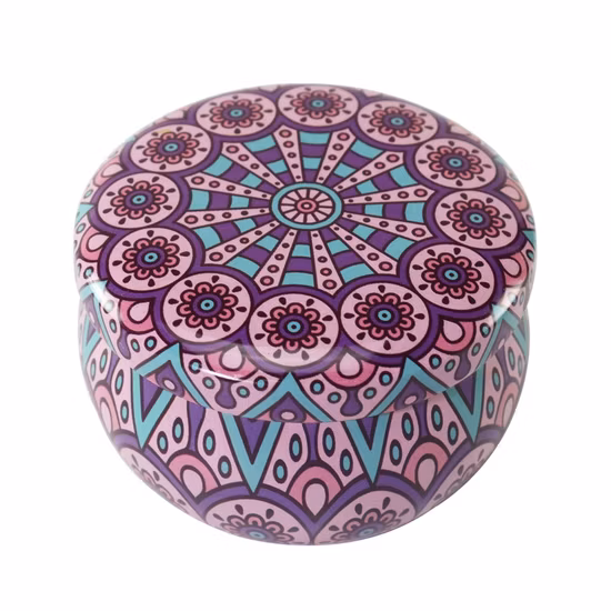 Tin Tinplate Fragrance Gift Box Aromatherapy Candle Can