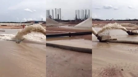 Bomba de lodo de arena de dragado de grava sumergible hidráulica eléctrica centrífuga